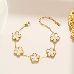Luxury Flower Bracelets Fashion Closet Clothing
