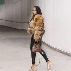 Luxury Furry Jacket Fashion Closet Clothing