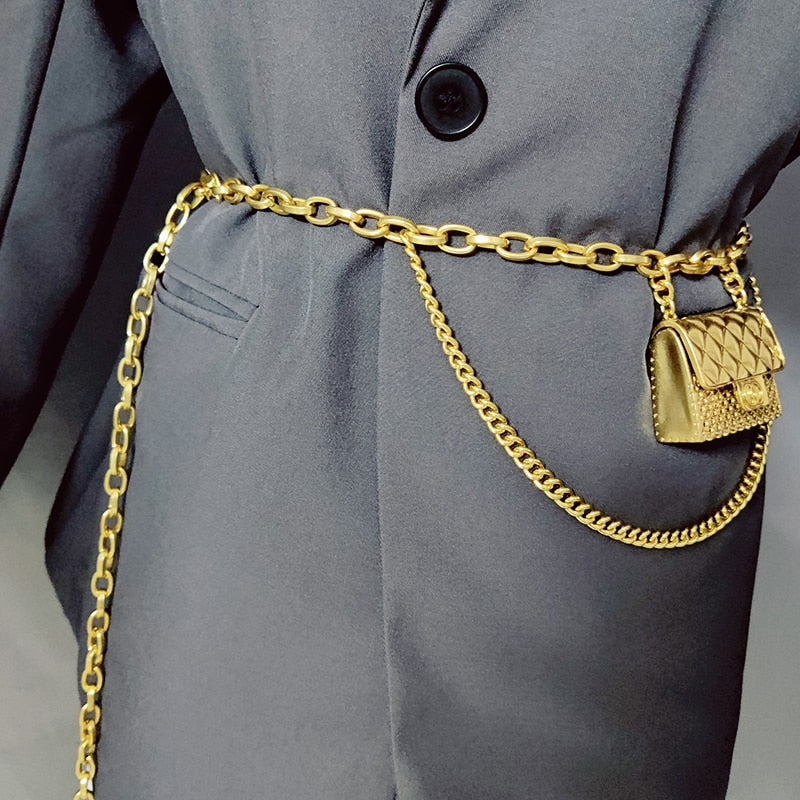 Luxury Mini Chain Belt Bag