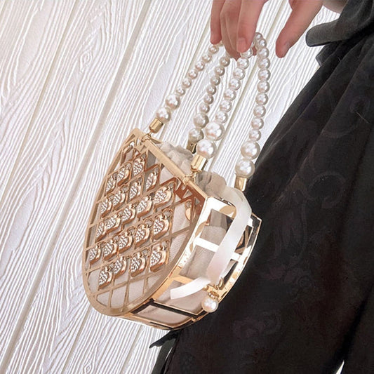 Luxury Pearl Clutch Bag Fashion Closet Clothing