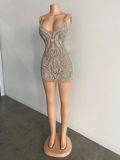 Maddi Luxury Mini Dress Fashion Closet Clothing