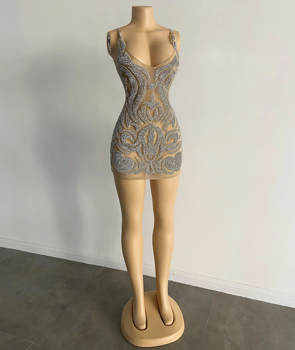 Maddi Luxury Mini Dress Fashion Closet Clothing