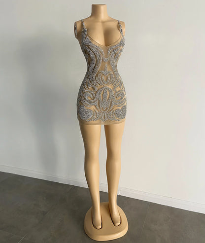 Maddi Luxury Mini Dress Fashion Closet Clothing