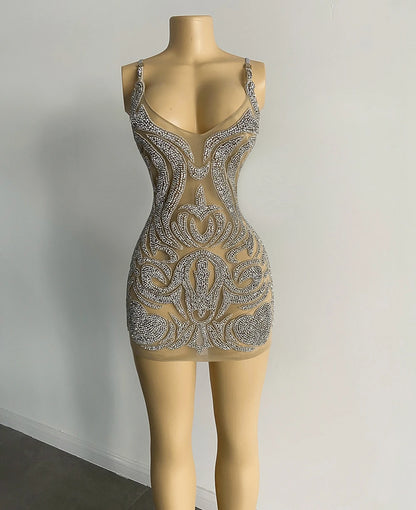 Maddi Luxury Mini Dress Fashion Closet Clothing