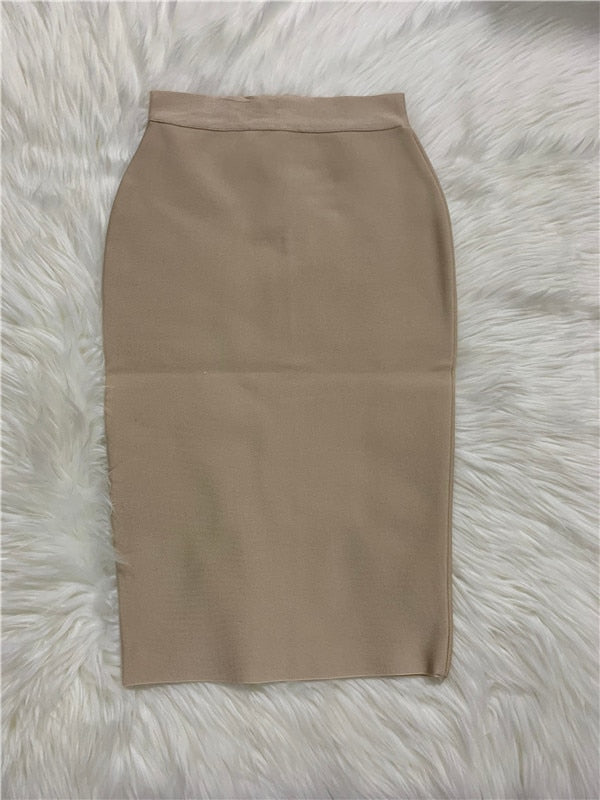 High Waist Classy Bandage Skirt — YELLOW SUB TRADING