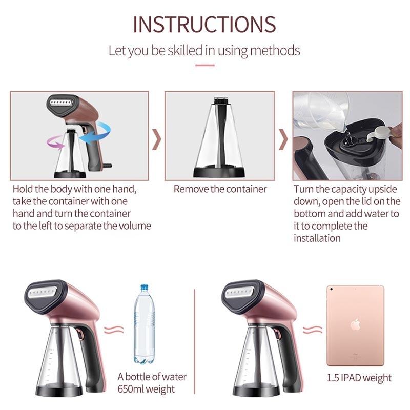 Manageable Portable Garment Steamer Clothes Iron Fashion Closet Clothing