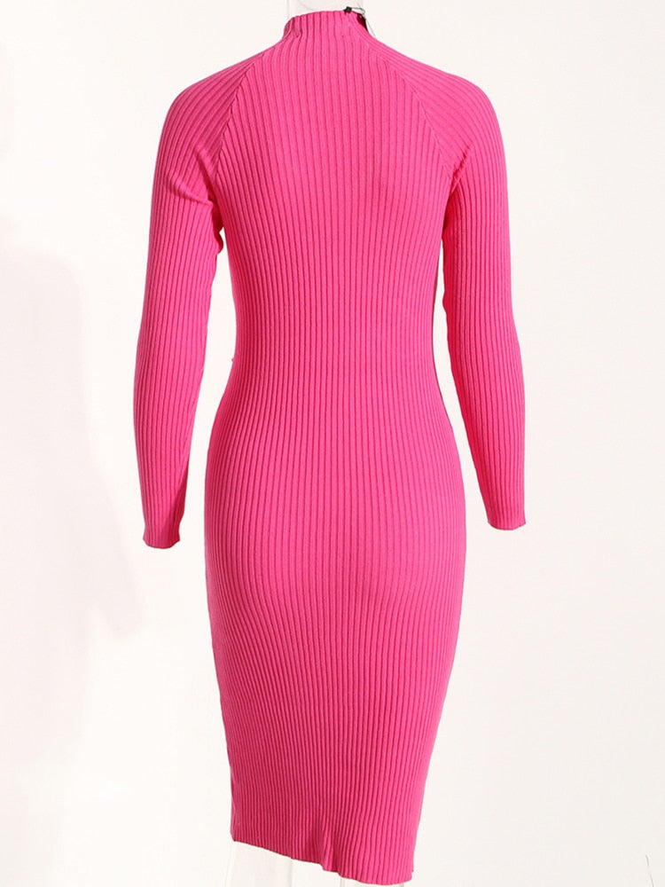 Marissa Knitted Dress Fashion Closet Clothing