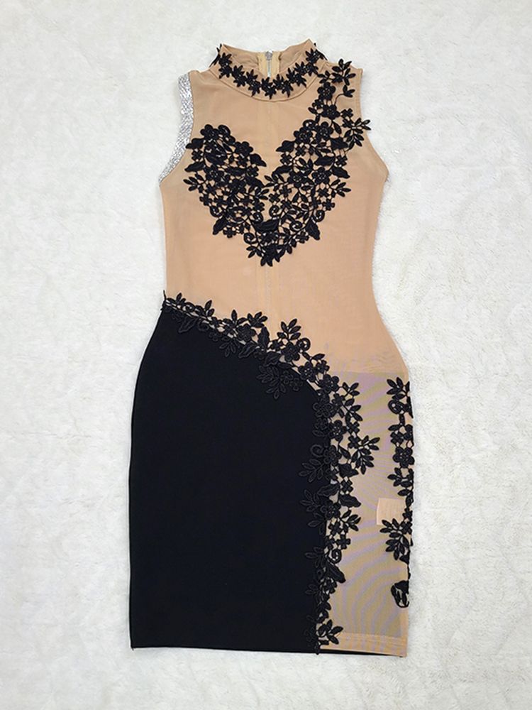 Marlo Mesh Mini Dress- Black Fashion Closet Clothing