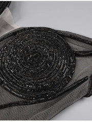 Masterpiece Sequins Mini Dress Fashion Closet Clothing