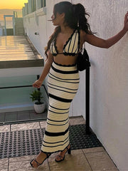 Maya Crochet Skirt Set Fashion Closet Clothing