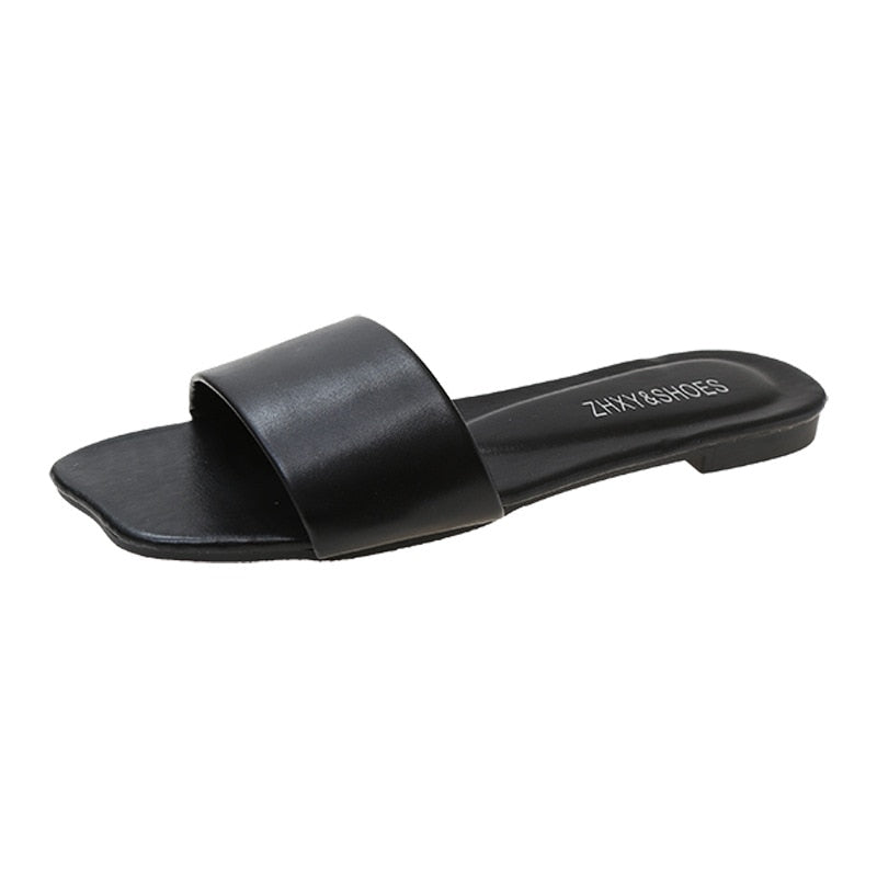 Minimalist black online sandals