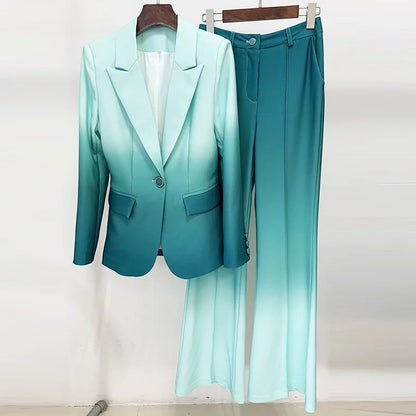 Monica Blazer Pants Set Fashion Closet Clothing