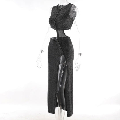 Ms Bling Bodycon Midi Dress Fashion Closet Clothing