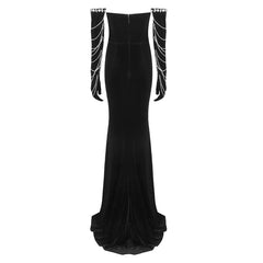 Neriah Velvet Maxi Dress Fashion Closet Clothing