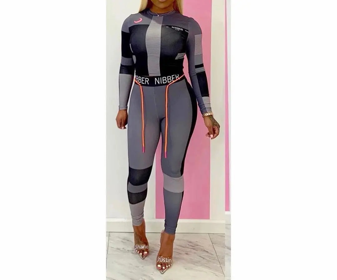 Nibber Tracksuit Biker Set Fashion Closet Clothing