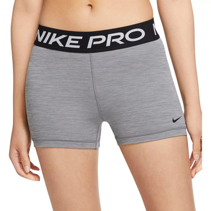 Nike Women's Pro Tight 3'' Shorts Grey/Black Fashion Closet Clothing