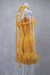 Nikita Fluff Mini Dress Fashion Closet Clothing