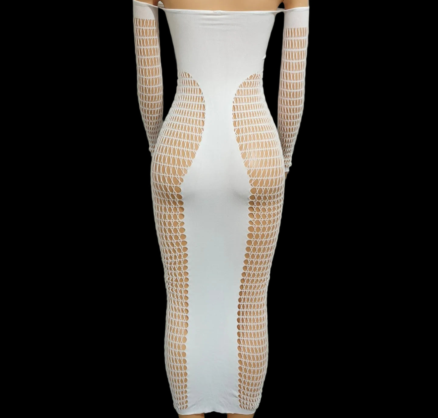 Caroline Mesh Maxi Dress