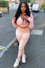 On The Go Fitness Tracksuit Set Fashion Closet Clothing