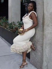 Phae Knit Bodycon Tassel Dress Fashion Closet Clothing