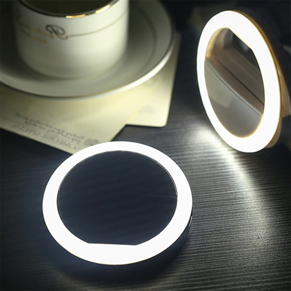 Portable Selfie LED Ring Flash Light Fashion Closet Clothing