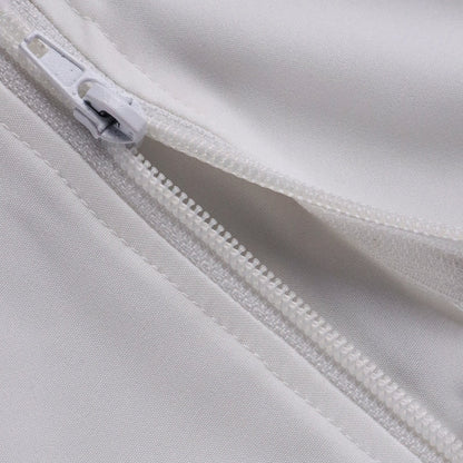 Puffing Up Crop Top- White Fashion Closet Clothing