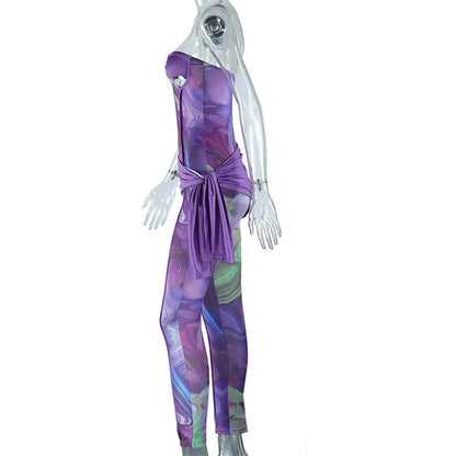 Purple Rain Jumpsuit Fashion Closet Clothing