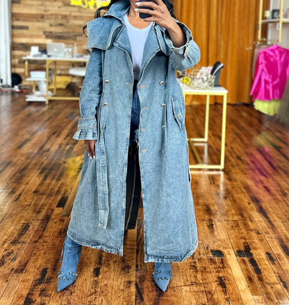 Queen Denim Coat Jacket Fashion Closet Clothing