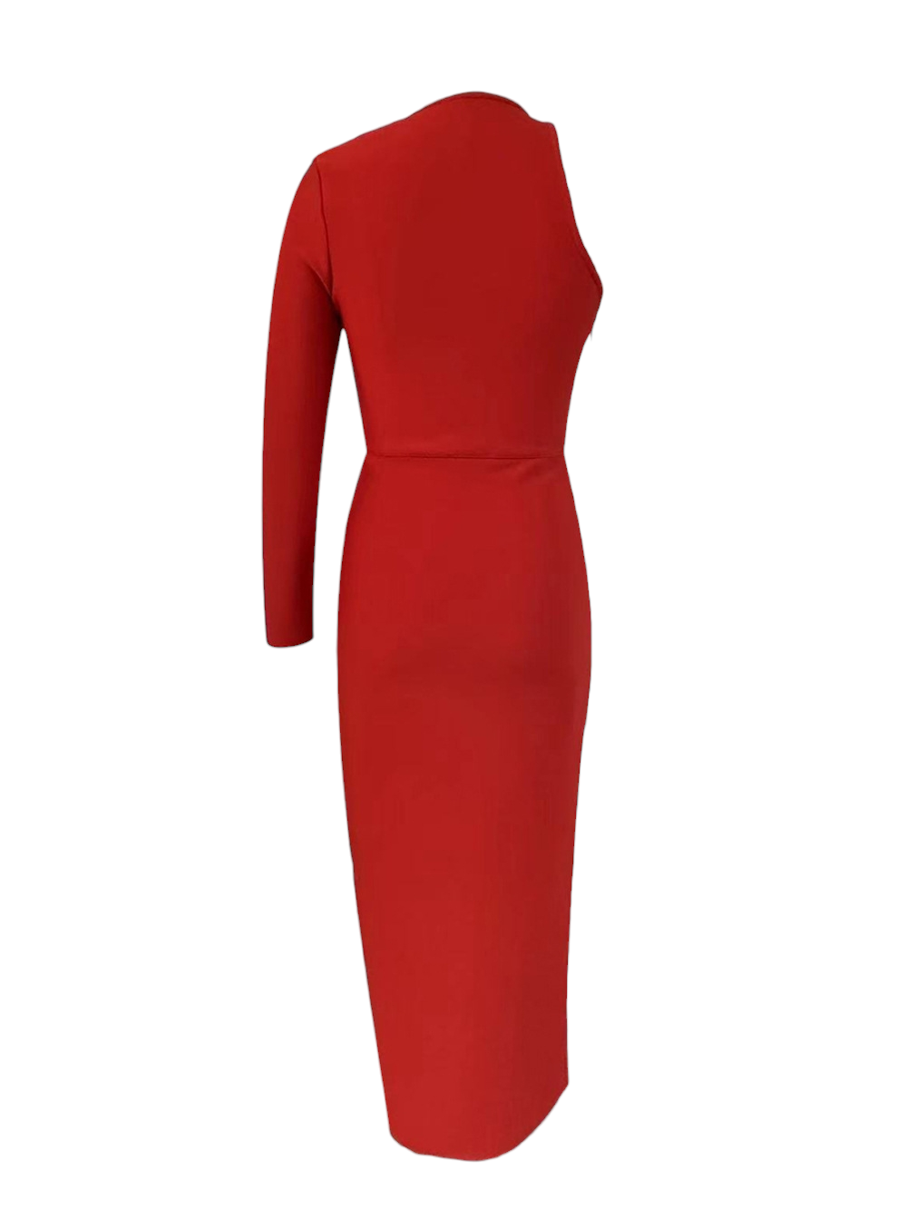 Red Carpet Bandage Midi Dress Fashion Closet Clothing