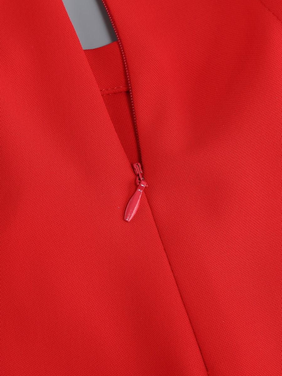 Red Ruby Blazer Pants Set Fashion Closet Clothing