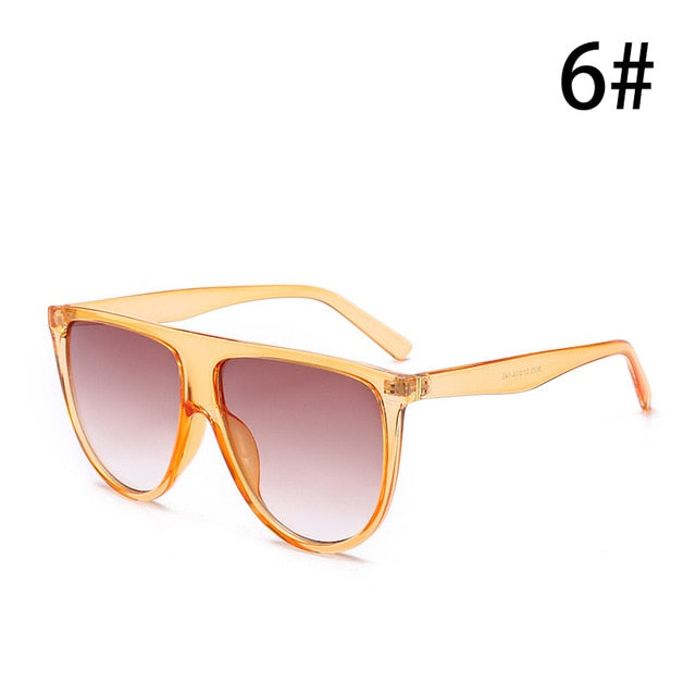 Retro Flat Top Sunglasses Fashion Closet Clothing