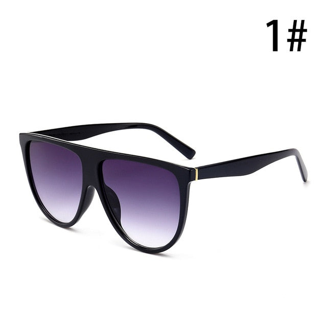 Retro Flat Top Sunglasses Fashion Closet Clothing