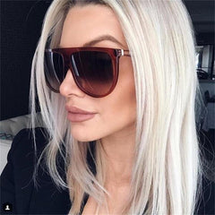 Retro Flat Top Sunglasses Fashion Closet Clothing