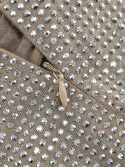 Rhinestone Cutout Bodycon Mini Dresses Fashion Closet Clothing