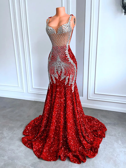 Rissa Sheer Mesh Mermaid Dress Fashion Closet Clothing