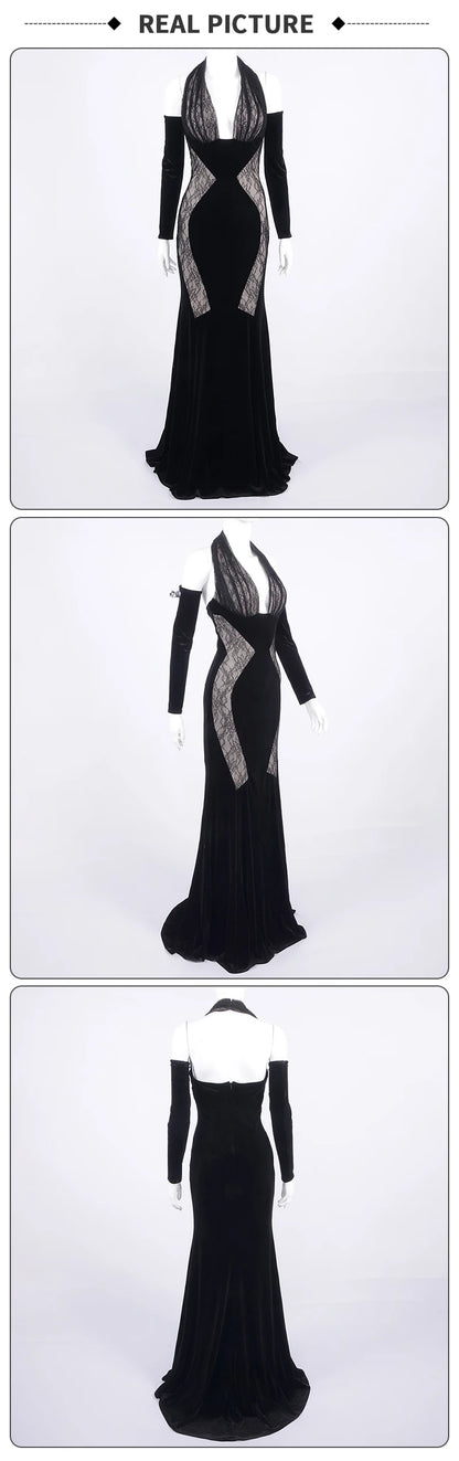 Marissa Mesh Maxi Dress