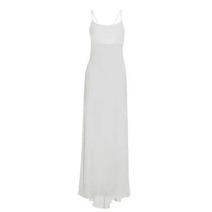 Liza Backless Draped Maxi Dress