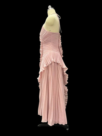 Kelsi Chiffon Ruffle Maxi Dress