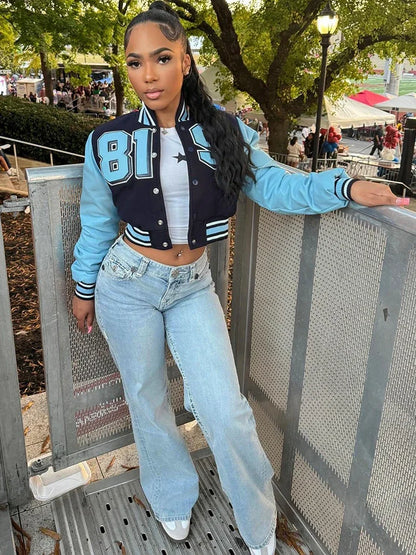 Autumn Leather Crop Jacket