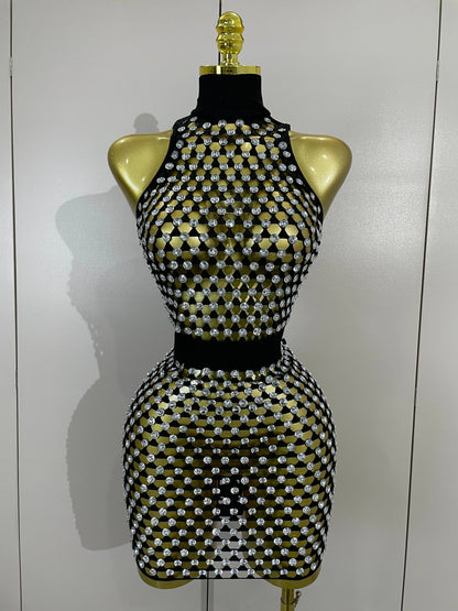 Autty Mesh Mini Dress