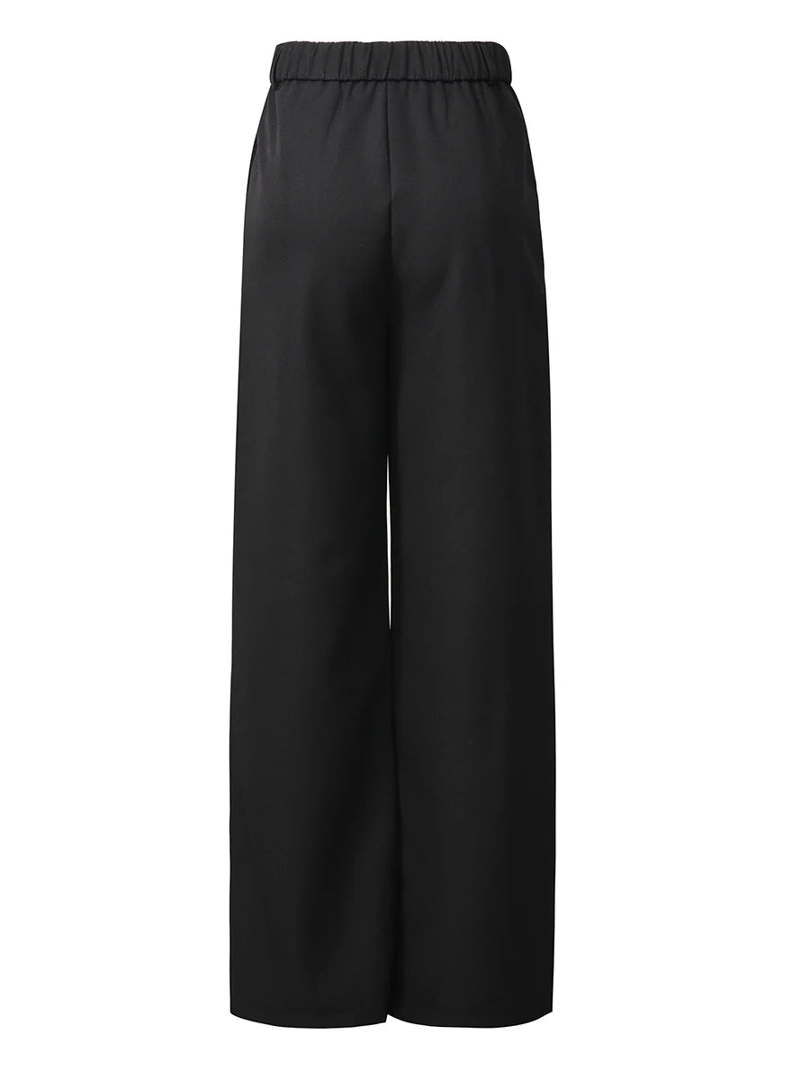 Chic Beaded Blazer Pants Set