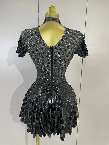 Life Of The Party Sequins Dress