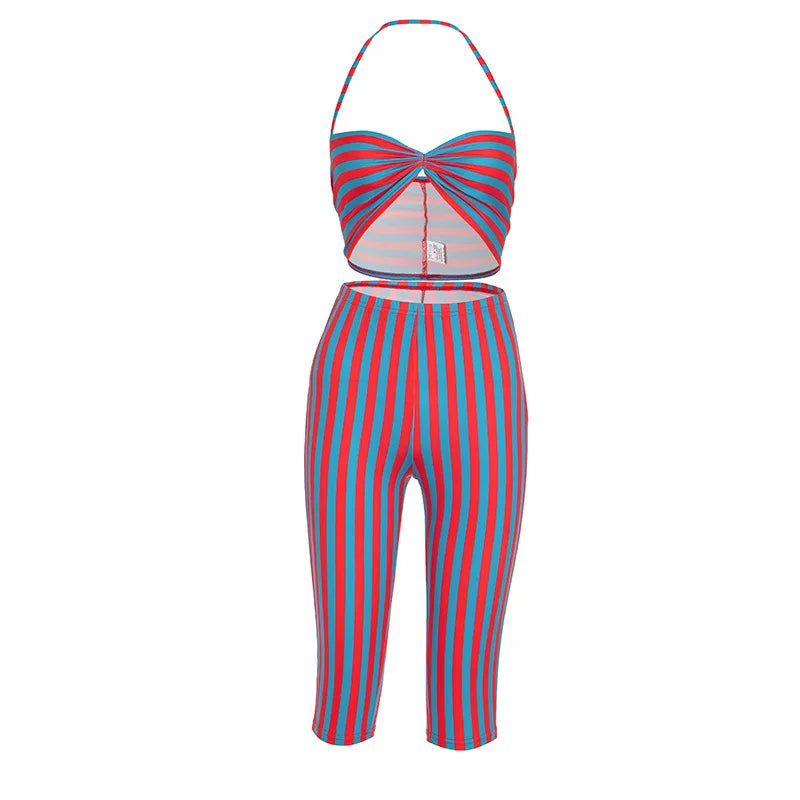 Wanda Striped Set