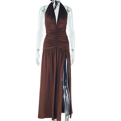 Mercy Pleated Maxi Dress