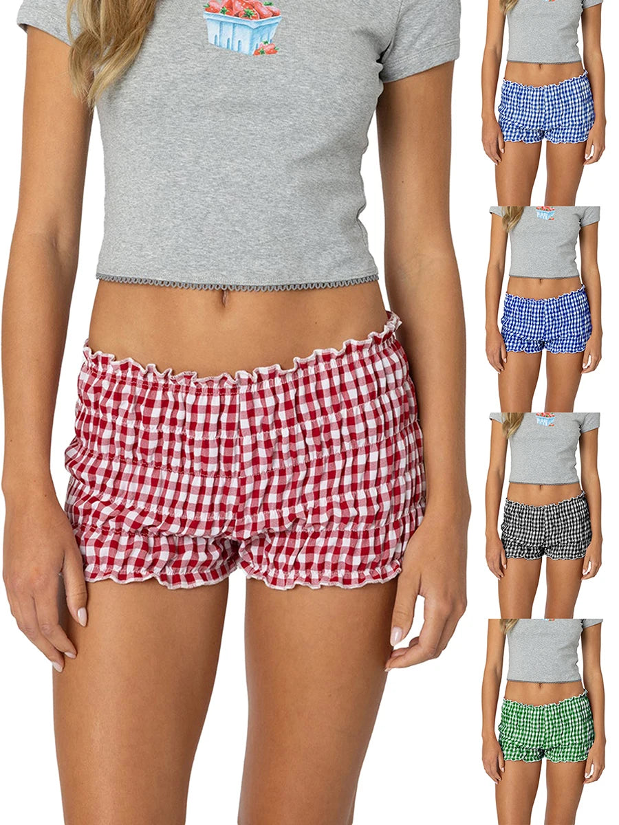 Gennie Plaid Short