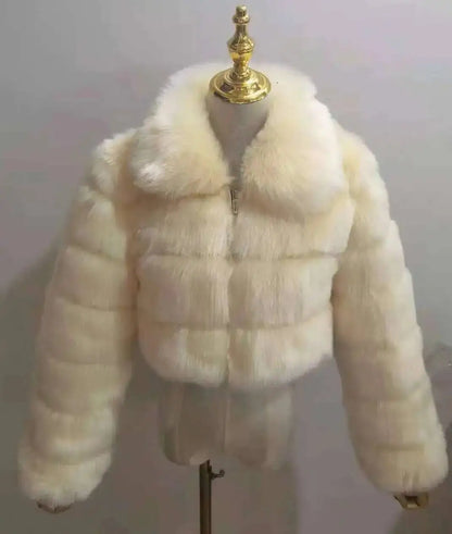 Lapel Fur Coat