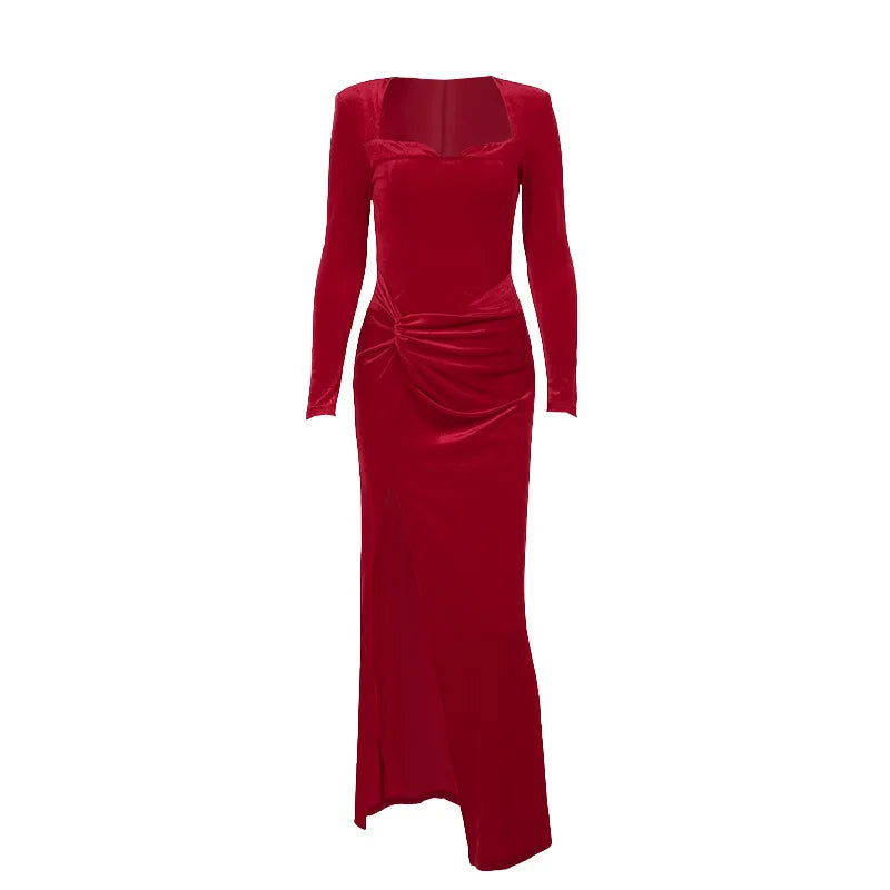 Ellie Velvet  Maxi Dress