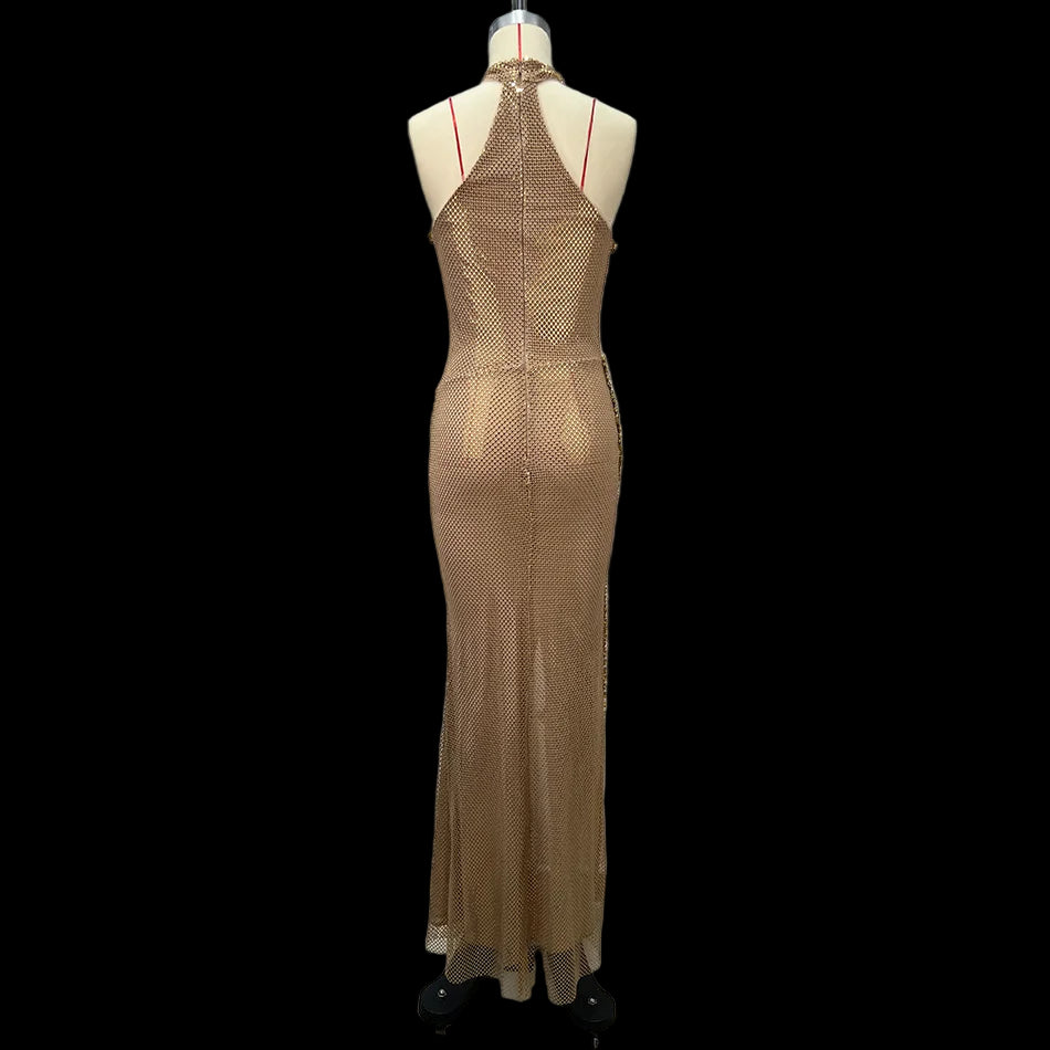 Michelle Sequins Maxi Dress