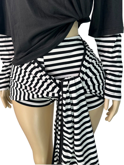 Issa Wrap Skirt Tie Skirt Set