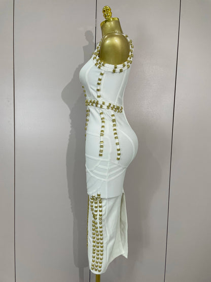 Hollywood Bandage Midi Dress
